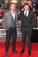 Chris Hemsworth and Liam Hemsworth
'The Hunger Games' film premiere, London, Britain - 14 Mar 2012