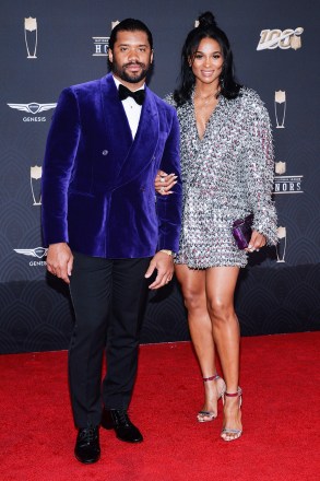 Russell Wilson and Ciara
Super Bowl LIV, NFL Honors, Arrivals, Miami, USA - 01 Feb 2020