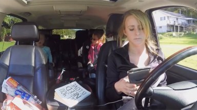 Leah Messer Texting Driving