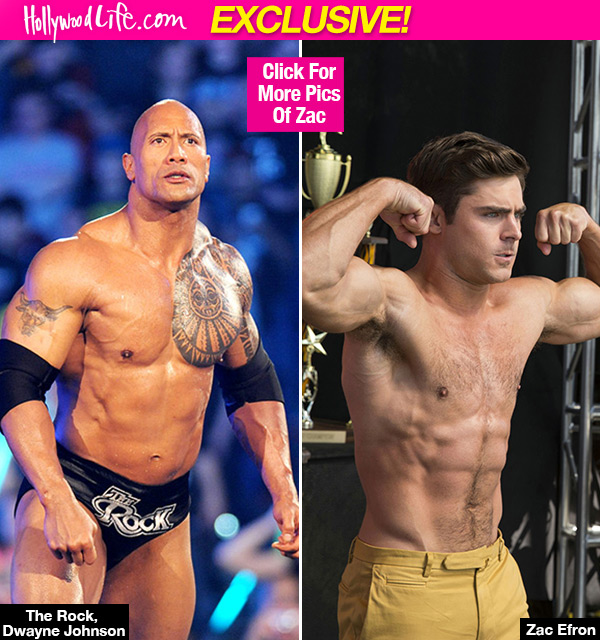 The Rock Wants To Fight Zac Efron