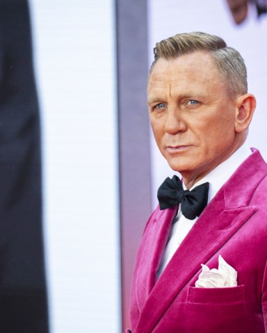 Daniel Craig poses for photographers upon arrival for the World premiere of the film 'No Time To Die', in London
No Time To Die World Premiere, London, United Kingdom - 28 Sep 2021