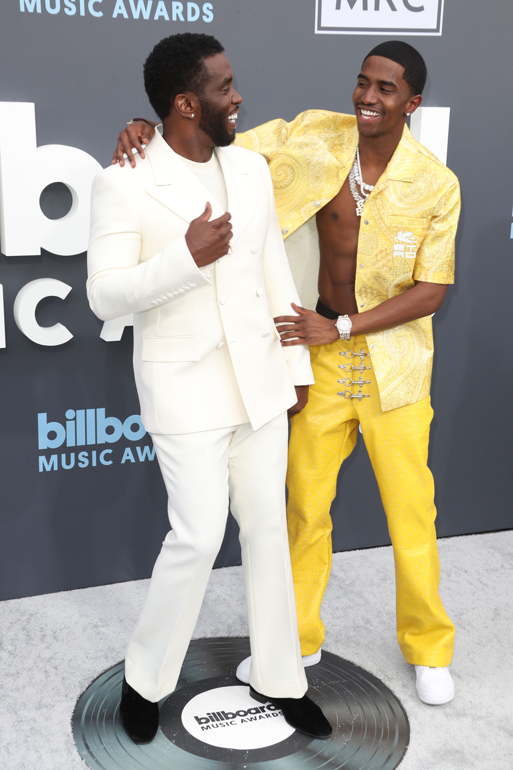 Sean Combs i Christian CombsBillboard Music Awards, przyjazdy, MGM Grand Garden Arena, Las Vegas, Nevada, USA – 15 maja 2022 r.