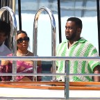Diddy Sean Combs On His Yacht “Victorious” With Family Members