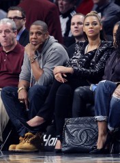 Jay-Z and Beyonce watch the Los Angeles Clippers play the Brooklyn Nets at the Barclays Center in New York City on November 23, 2012.
NBA Nets Clippers, New York, United States - 23 Nov 2012