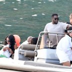 *EXCLUSIVE* Sean Combs appears smitten as he enjoys another day under the Italian sunshine with Joie Chavis in Nerano