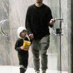 Justin Timberlake enjoys a movie night out with his little one