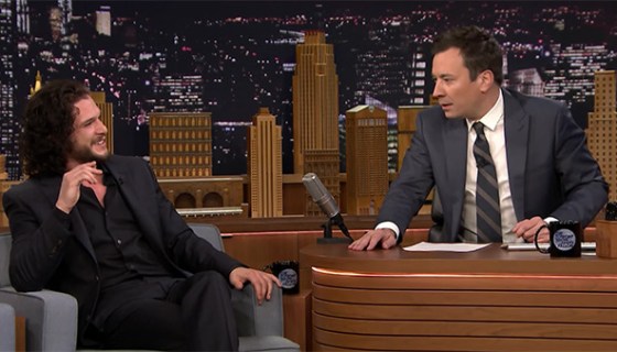 Kit Harington Scratches His Balls