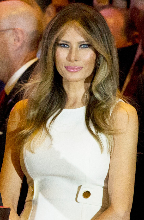 Melania Trump Indiana Primary Beauty Look — See Her Undone Waves And Pink Lip Hollywood Life