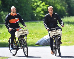 Prince Harry on a Bicycle Ride before an overview of The Hague 2020 plans
Prince Harry visit to The Hague, Netherlands - 09 May 2019