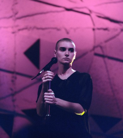 Editorial use onlyMandatory Credit: Photo by ITV/Shutterstock (1221716ap)Sinead O'Connor'The Roxy' TV Programme. - 1987Presented by David Kid Jensen and Kevin Sharkey, this was a music series based on the independent pop music chart, following on from the demise of the popular show The Tube. It featured the music chart as used on its sister programme, the radio show The Network Chart show. The Roxy was cancelled in 1988.