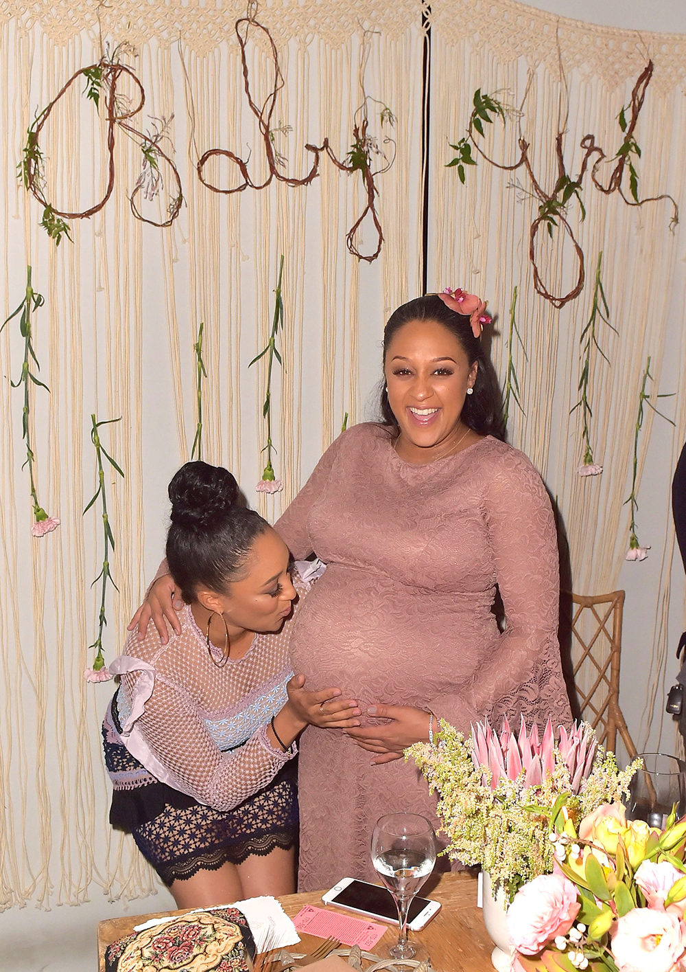 Tia Mowry's Baby Shower, Il Pastaio, Los Angeles, USA - 31 Mar 2018