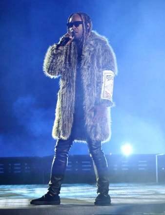 Ty Dolla$ign.  Ty Dolla $ign performs at the American Music Awards, at the Microsoft Theater in Los Angeles 2018 American Music Awards - Show, Los Angeles, USA - 09 Oct 2018