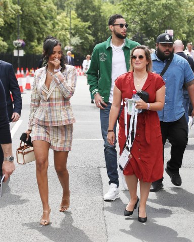 London, UNITED KINGDOM  - Maya Jama continues to fuel dating rumors with Kendall Jenner's ex boyfriend, Ben Simmons, as they attend Wimbledon together.

Pictured: Maya Jama, Ben Simmons 

BACKGRID USA 5 JULY 2021 

BYLINE MUST READ: Old Boy's Club / BACKGRID

USA: +1 310 798 9111 / usasales@backgrid.com

UK: +44 208 344 2007 / uksales@backgrid.com

*UK Clients - Pictures Containing Children
Please Pixelate Face Prior To Publication*