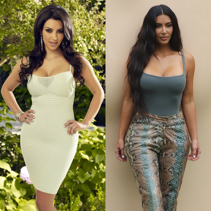 Kim Kardashian Then & Now