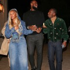 *EXCLUSIVE* LeBron James, Savannah James and Rich Paul leave Leonardo DiCaprio's 48th birthday party