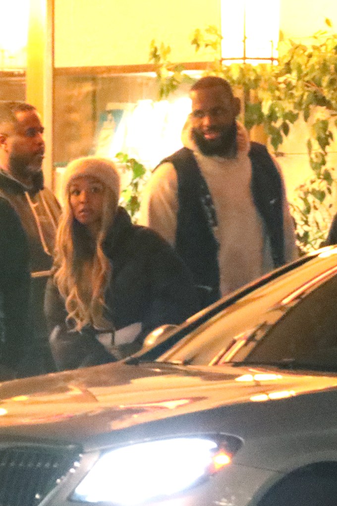 LeBron and Savannah James on a date night in WeHo