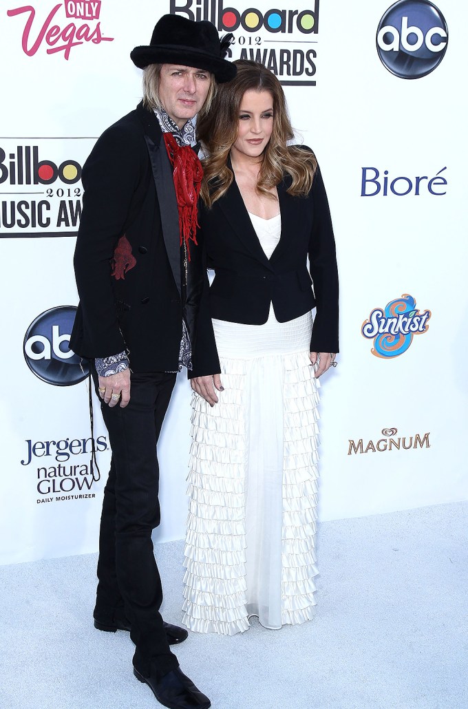 Michael Lockwood & Lisa Marie Presley At The 2012 Billboard Music Awards