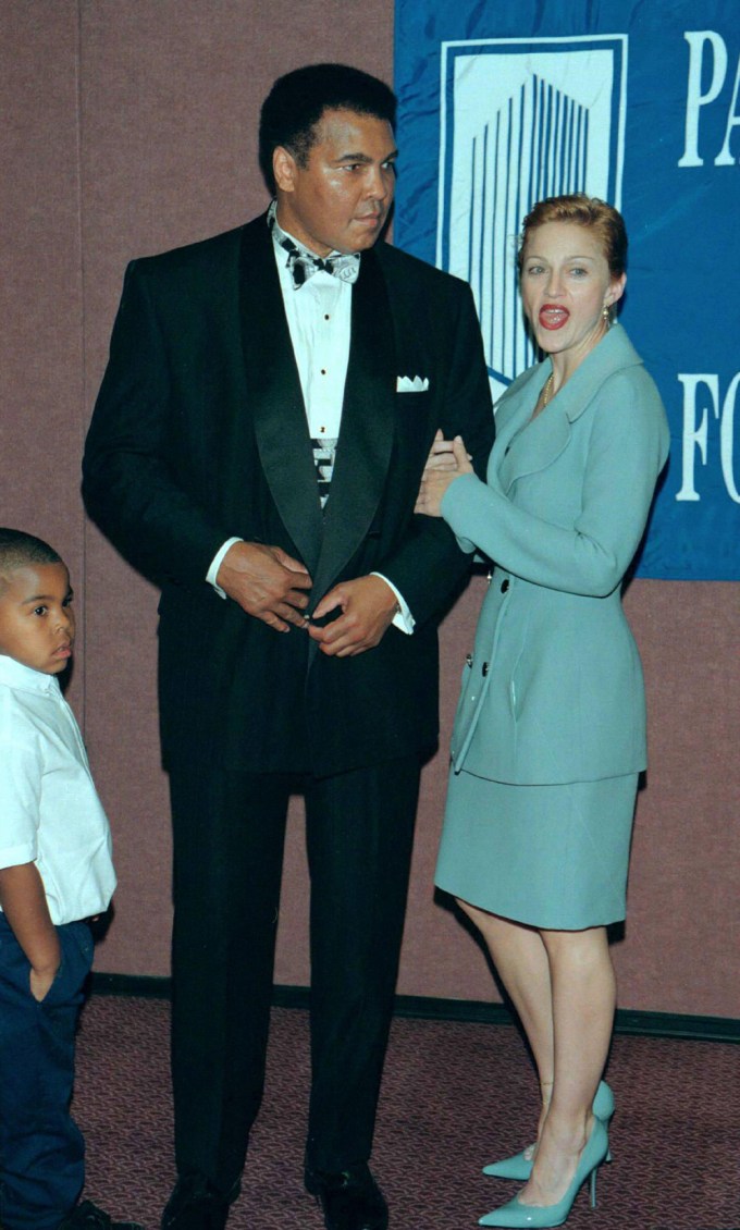 Madonna and Muhammad Ali