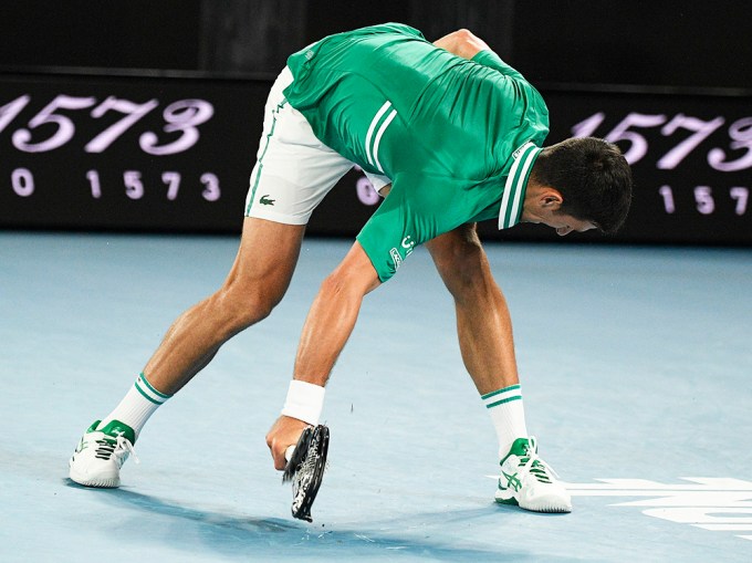 Novak Djokovic Gets Angry