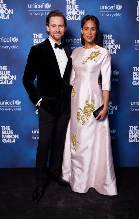 The Blue Moon Gala at UNICEF UK's new annual end of year annual fundraising celebration.  This year it also celebrates 75 years of UNICEF Mandatory Credit: Photo by Tom Dymond/Shutterstock (12636760bx) Tom Hiddleston, UNICEF UK Ambassador and Zawe Ashton attends The Blue Moon Gala at Outernet London on Wednesday December 2021 to mark 75 years of UNICEF helping millions of children around the world to live, learn and grow.  The money raised from tonight's event at Outernet London (a major new immersive media, music and culture district in the heart of London's West End), will go towards helping UNICEF continue its work for children around the world for the next 75 years, responding to emergencies whenever and wherever disaster strikes UNICEF UK's Blue Moon Gala, London, UK - 08 Dec 2021