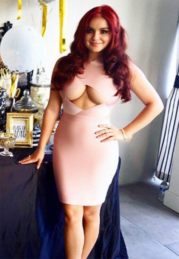 Ariel Winter Slams Body Shamers For Sexy Graduation Dress
