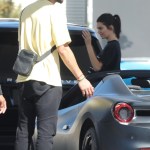 Los Angeles, CA  - *EXCLUSIVE* - Kendall Jenner and Ben Simmons are reunited at a gas station in Los Angeles. Kendall who arrived back in Los Angeles yesterday looked smitten to see her man as she smiled from ear to ear as they filled up their cars and couldn't wait for Ben to lean into her car and give her a welcome back kiss.Pictured: Kendall Jenner, Ben SimmonsBACKGRID USA 27 JUNE 2018 BYLINE MUST READ: Max Lopes- Vasquez / BACKGRIDUSA: +1 310 798 9111 / usasales@backgrid.comUK: +44 208 344 2007 / uksales@backgrid.com*UK Clients - Pictures Containing ChildrenPlease Pixelate Face Prior To Publication*