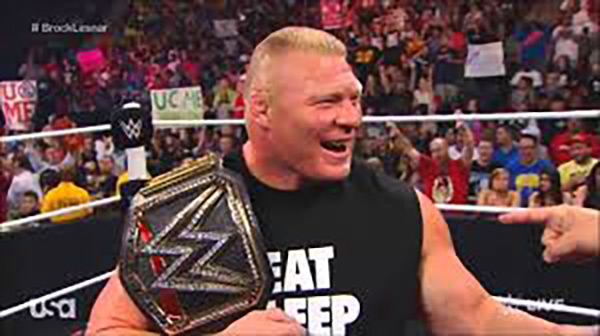 Brock Lesnar (Courtesy of WWE)