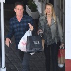 Dennis Quaid shops with his fiancée Laura Savoie in Brentwood