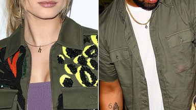 Drake Wearing Hailey Baldwin Necklace