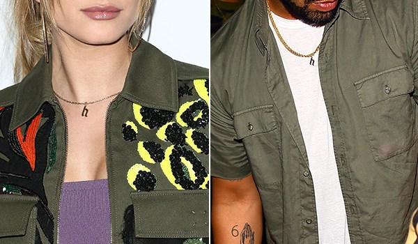 Drake Wearing Hailey Baldwin Necklace