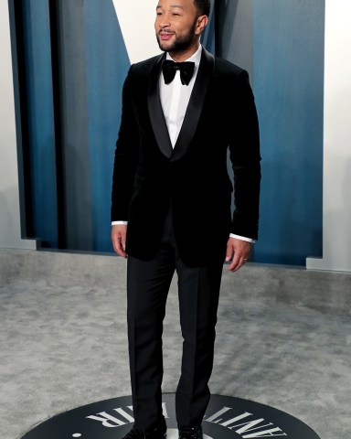 John Legend
Vanity Fair Oscar Party, Arrivals, Los Angeles, USA - 09 Feb 2020