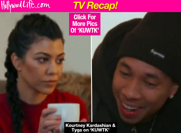 kourtney kardashian tyga talk vail