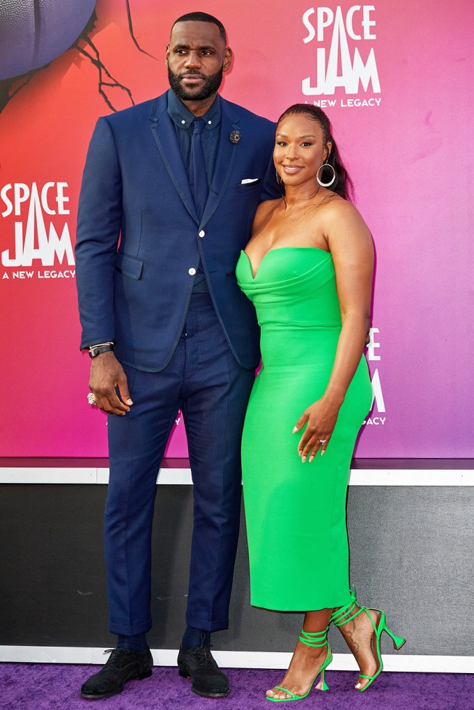 LeBron James and wife Savannah at the ‘Space Jam: A New Legacy’ premiere