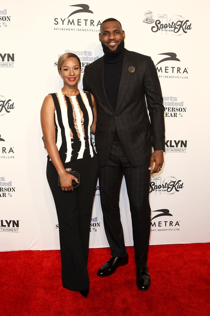 LeBron and Savannah at the Sports Illustrated Sportsperson Of The Year event