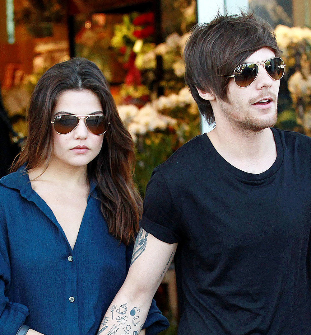 Louis Tomlinson and Danielle Campbell out and about, Los Angeles, America - 20 Feb 2016