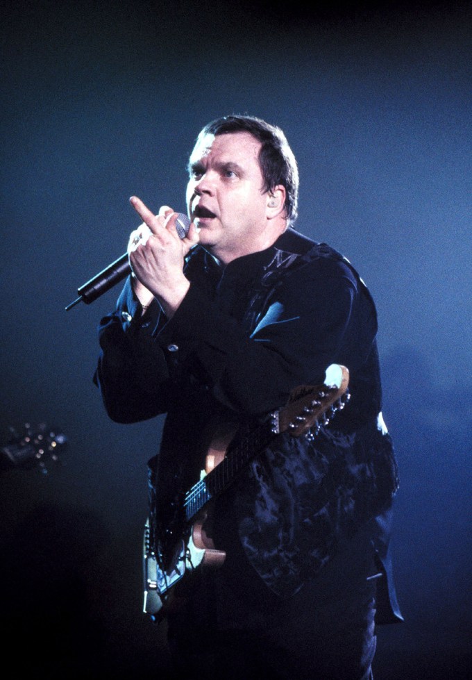 Meat Loaf Performing In Concert