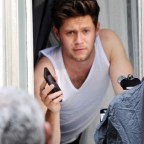 *EXCLUSIVE* Niall Horan and the Australian glamour model Georgia Mae Gibbs filming Niall's new music video in London