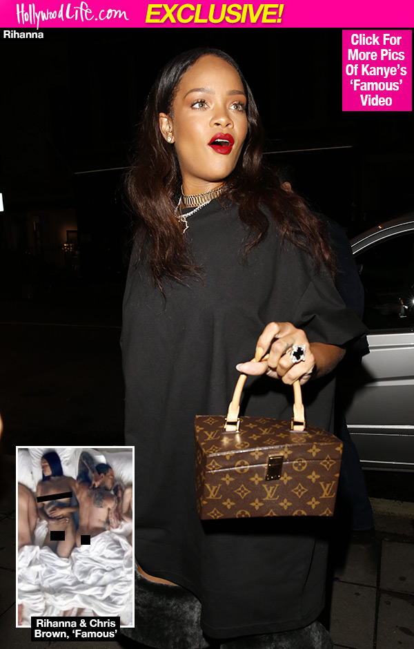 Rihanna Reaction Kanye West Famous Video