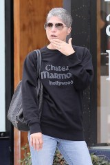 West Hollywood, CA  - *EXCLUSIVE*  - Selma Blair pictured wearing what appears to be an engagement ring while out with a friend in West Hollywood.

Pictured: Selma Blair

BACKGRID USA 5 DECEMBER 2019 

BYLINE MUST READ: SPOT / BACKGRID

USA: +1 310 798 9111 / usasales@backgrid.com

UK: +44 208 344 2007 / uksales@backgrid.com

*UK Clients - Pictures Containing Children
Please Pixelate Face Prior To Publication*