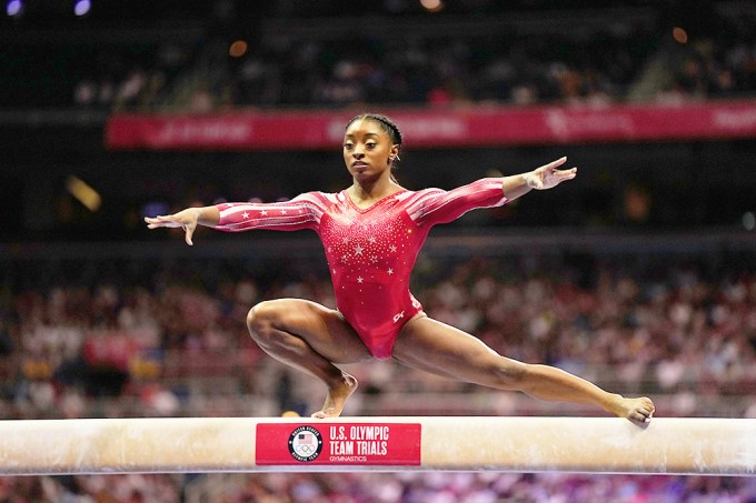 Simone Biles At The US Gymnastics Olympic Trials