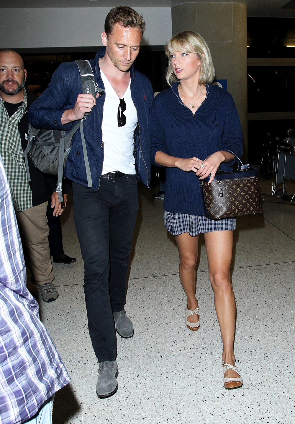 Taylor Swift and Tom Hiddleston at LAX International Airport, Los Angeles, USA - 06 Jul 2016