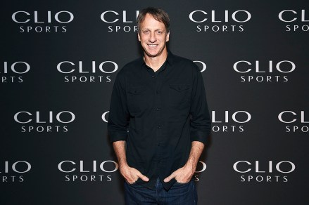 IMAGE DISTRIBUTED FOR CLIO AWARDS - Tony Hawk, Clio Sports Lifetime Achievement Award recipient, poses at The Clio Sports Awards at the Capitale Ballroom on Thursday, June 13, 2019, in New York. (Photo by Evan Agostini/Invision for Clio Awards/AP Images)