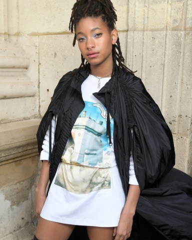 Willow Smith in the front row
Louis Vuitton show, Front Row, Fall Winter 2019, Paris Fashion Week, France - 05 Mar 2019
Wearing Louis Vuitton Same Outfit as catwalk model *9908238n