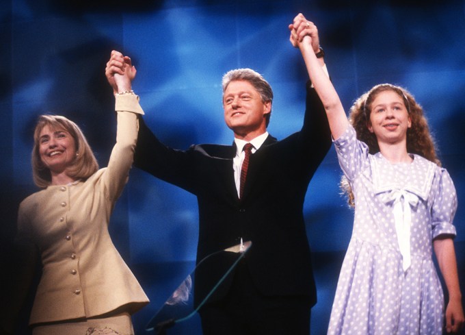 The Clintons In 1992