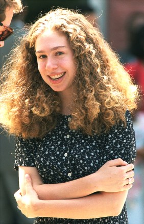Chelsea Clinton Chelsea Clinton walks outside after attending church services at the Full Gospel AME Zion Church in Temple Hills, Md. Her father, President Clinton, addressed the church congregation where he blamed his crime bill's defeat on "petty political things and superficial divisionsCHELSEA CLINTON, TEMPLE HILLS, USA
