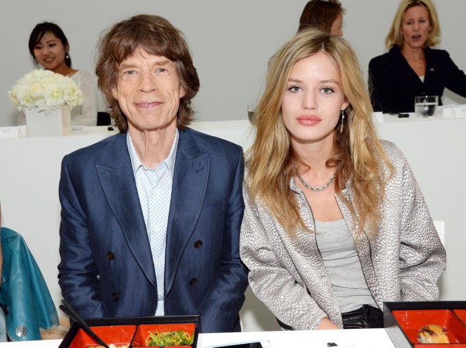 Mick Jagger & Georgia pose together