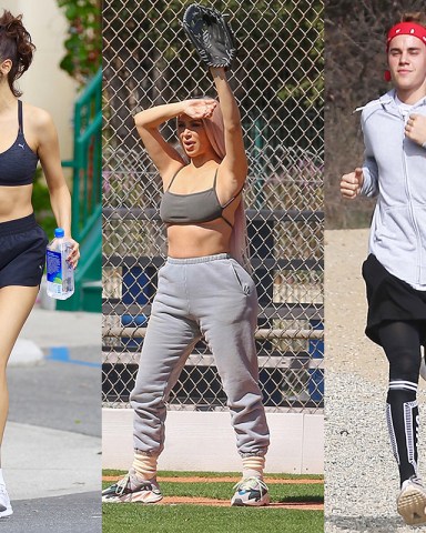 Selena Gomez Looks Amazing in a Sports Bra and Shorts at the Gym