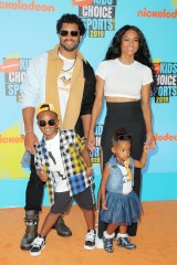 Russell Wilson, Ciara, Future Zahir Wilburn and Sienna Princess Wilson
Nickelodeon Kids' Choice Sports Awards, Arrivals, Barker Hanger, Los Angeles, USA - 11 Jul 2019