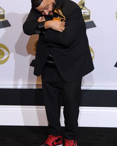 DJ Khaled - Best Rap/Sung Performance of the Year - Higher 62nd Annual Grammy Awards, Press Room, Los Angeles, USA - 26 Jan 2020