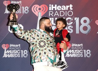 DJ Khaled and Asahd KhalediHeart Radio Music Awards, Press Room, Los Angeles, USA - 11 Mar 2018